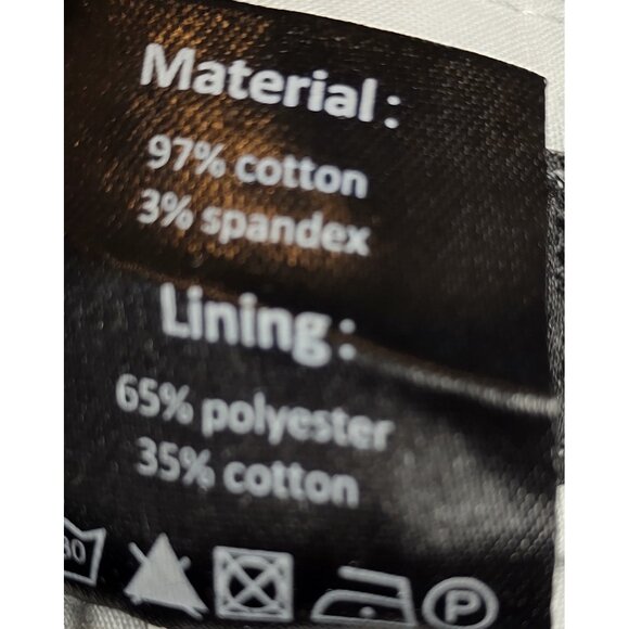 Snover Navy Corduroy Chino Pants Men's Size 44 Soft Thick Durable - Picture 8 of 11